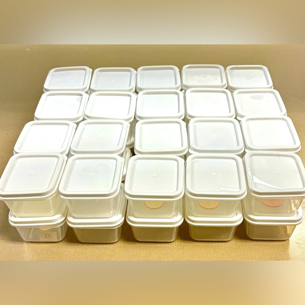 Set of 40 Mini Storage Containers. Perfect for Crafts